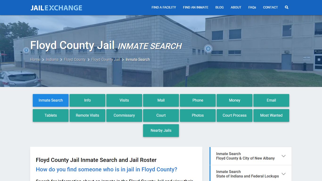 Inmate Search: Roster & Mugshots - Floyd County Jail, IN - Jail Exchange